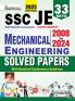 SSC Junior Engineer Mechanical Engineering 2008 to 2024 Solved Papers (English Medium) (5570)
