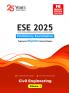 ESE 2025: Preliminary Exam: Civil Engineering Objective Solved Paper Vol-1