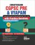 Chhattisgarh CGPSC & Vyapam Prelim Exams Previous Year Topic-wise Solved Paper 1 (2012 - 2024) with Practice Question Bank | State Public Service Commission | General Studies PYQs