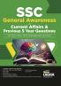 SSC General Awareness with Current Affairs & Previous 5 Year Questions for CGL CHSL MTS Constable GD JE (Civil) | General Studies/ Knowledge/ GK