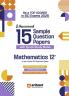 i-Succeed ISC Mathematics Class 12th | 15 Sample Question Papers | For ISC Exams 2025