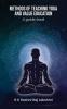 Methods of teaching yoga and value education