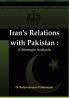Iran's Relations with Pakistan
