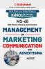 MS-68 Management of Marketing Communication and Advertising