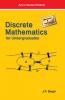 Discrete Mathematics For Undergraduates