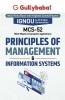 MCS-052 Principles of Management & Information Systems