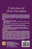 Calculus of One Variable
