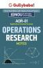 AOR-01 Operational Research