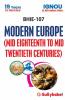 BHIE-107 Modern Europe (Mid Eighteenth to Mid Twentieth Centuries)