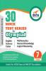 30 Mock Test Series for Olympiads/ Foundation/ NTSE Class 7 Science Mathematics English Logical Reasoning GK & Cyber