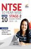 NTSE 10 Year-wise Class 10 Stage 2 Solved Papers (2019 - 10)