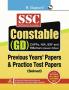 SSC Constable (GD) : CAPFs/NIA/SSF and Rifleman (Assam Rifles) – Previous Years' Papers & Practice Test Papers (Solved)