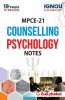 MPCE-021 Counselling Psychology Notes - 2018