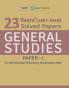 23 Years Solved Papers 1997-2019 General Studies Paper I for Civil Services Preliminary Examination 2020