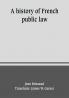 A history of French public law