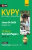 KVPY 2020 - Stream SA & SB/SX (Class XI & XII) 10 Years' Solved Papers 2010 - 2019
