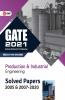 GATE 2021 - Production & Industrial Engineering - Solved Papers 2005 & 2007-2020