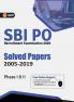 SBI 2020 : Probationary Officers' Phase I & II - Solved Papers (2005-2019)