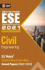 UPSC ESE 2021 : Civil Engineering - Chapter Wise & Year Wise Solved Papers 2000-2020