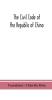 The Civil code of the republic of China
