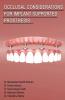 Occlusal Considerations For Implant Supported Prosthesis