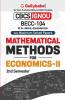 BECC-104 Mathematical Methods in Economics - II