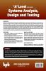 Systems Analysis Design and Testing