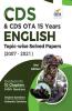 CDS & CDS OTA 15 Years English Topic wise Solved Papers (2007 - 2021) 2nd Edition