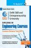 DSEU – Delhi Polytechnics : Full Time Diploma Programs/Full Time Diploma in Pharmacy/Lateral Entry to Full Time Diploma Programs Common Entrance Test (CET) Guide