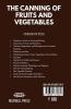 The Canning of Fruits and Vegetables