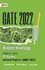 GATE 2022 - Biotechnology - 22 Years Chapter wise Solved Papers (2000-2021)