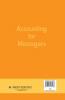 Accounting for Managers