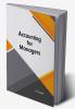 Accounting for Managers