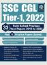 SSC CGL Tier 1 2022 33 Fully Solved Year wise Previous Year Papers 2013 - 2022 6 Practice Papers (Solved) General Intelligence & Reasoning Quantitative Aptitude English GA - Revised & Updated Edition