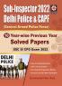 SSC SI CPO Exam 2022 (Sub Inspector) in Delhi Police & CAPF Yearwise Previous Year Solved Papers (6th Edition)