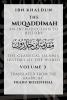 The Muqaddimah : An Introduction to History  - Volume 3