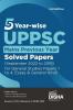5 Year-wise UPPSC Mains Previous Year Solved Papers (2022 to 2018) for General Studies Papers 1 to 4 Essay & General Hindi | UPPCS PYQs Question Bank | Uttar Pradesh Public Service Commission |