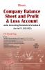 Company Balance Sheet and Profit & Loss Account under Accounting Standards & Schedule III (for the F. Y. 2022-2023)