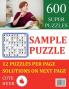 Beginner Sudoku: 600 Easy Puzzles