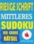 Riesige Schrift Mittleres Sudoku