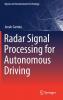 Radar Signal Processing for Autonomous Driving