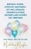 Birthday Wishes Sympathy Sentiments Get Well Messages Congratulations Mother's and Father's Day Greetings