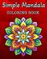 Simple Mandala Coloring Book