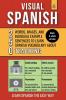 Visual Spanish 4 - (B/W version) - Teaching - 250 Words Images and Examples Sentences to Learn Spanish Vocabulary