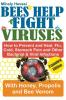 Bees Help Fight Viruses - How to Prevent and Heal Flu Colds Stomach Pain and Other Bacterial and Viral Infections