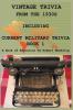 Vintage Trivia from the 1930s Including Military Trivia Book 1