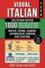 Visual Italian - Collection (B/W Edition) - 1.000 Words Images and Example Sentences to Learn Italian Vocabulary about Winter Spring Summer Autumn Food Cooking and Teaching