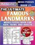 The Ultimate Famous Landmarks Mixed Puzzle Book for Kids Teens and Adults