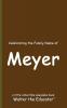 Celebrating the Family Name of Meyer