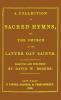 A Collection of Sacred Hymns for the Church of the Latter Day Saints
